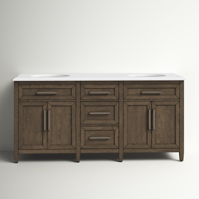 Sand & Stable Dash 71'' Freestanding Double Bathroom Vanity with